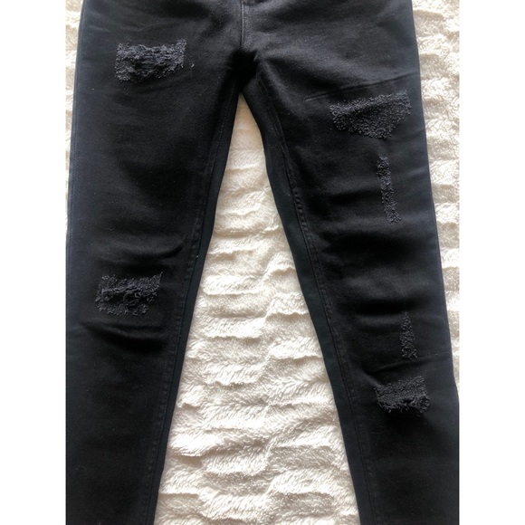 Sandro Distressed High Rise Jeans - Picture 2 of 6